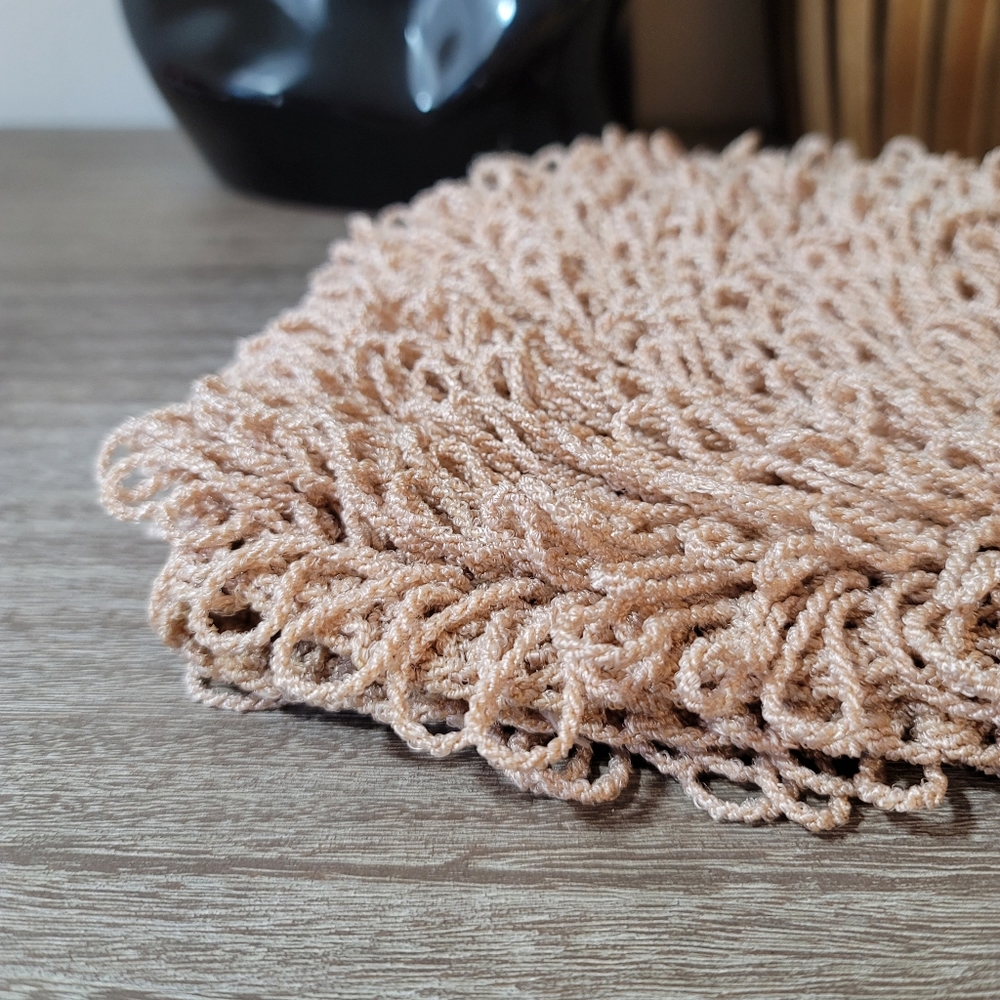 VTG 60s Loop Knit Hat - Picture 7 of 11
